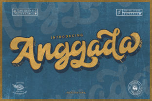 Anggada: A Cool Handwritten Font for Standout Branding
