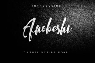 Anobeshi: A Script Font for Creative Editorial Design