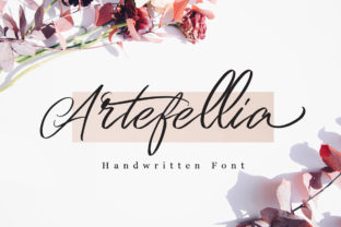 Artefellia: A Script Font for Creative Campaigns