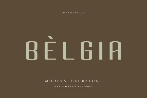Belgia: A Sans Serif Font for Sophisticated Web Design