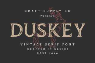 Duskey: A Serif Font That Adds Character to Any Design