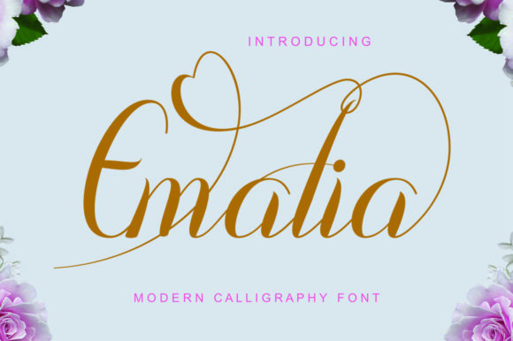 Emalia: A Script Font That Elevates Your Brand’s Visual Story