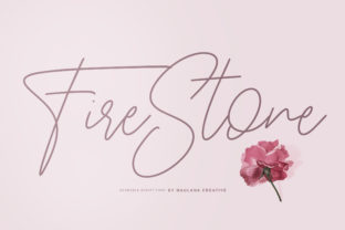 Fire Stone: A Handwritten Font for Editorial Design