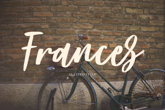 Frances: The Script Font That Elevates Your Brand’s Visual Identity