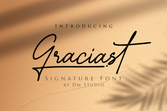 Graciast: A Script Font for Elegant Branding and Campaign Design