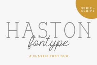 Haston Duo: A Serif Font That Elevates Your Brand with Cool Sophistication