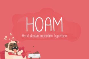 Hoam: A Simple, Cute Script Font for Creative Projects