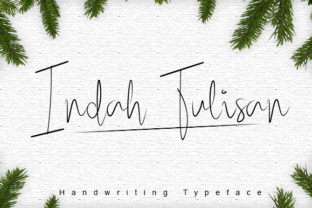 Indah Tulisan: A Script Handwritten Font for Editorial Design and Creative Publishing
