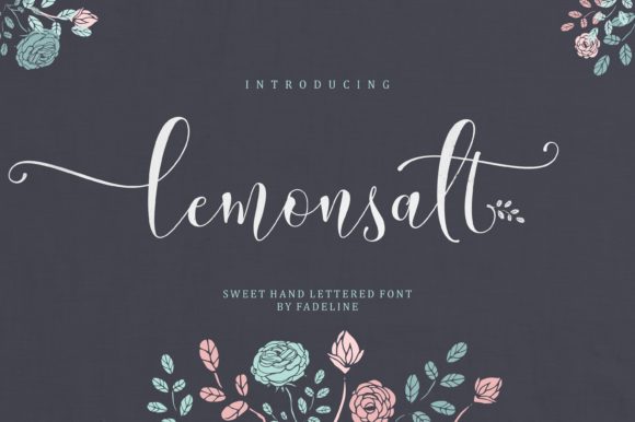Lemonsalt: A Script Handwritten Font for Radiant Digital Branding