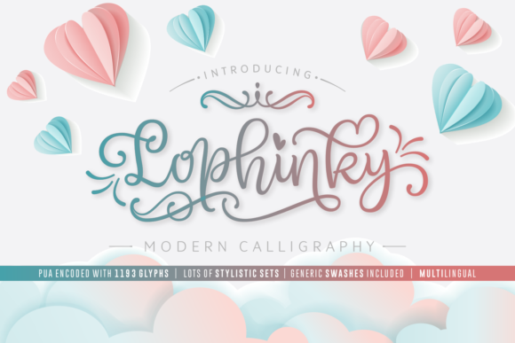 Lophinky: A Script Handwritten Font for Dynamic Brand Campaigns