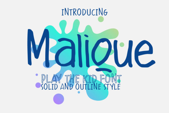Malique: A Script Handwritten Font for Editorial Elegance