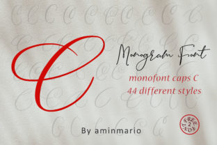 Monogram C Monofont Caps C: The Ultimate Script Font for Branding and Marketing