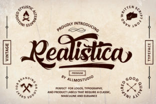 Realistica: A Script Handwritten Font for Creative Crafters