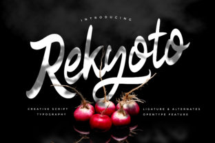 Rekyoto: The Bold Script Font That Elevates Your Digital Brand