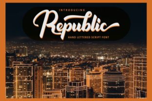 Republic: A Bold Script Font for Digital Design Excellence