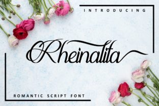 Rheinalita: A Script Handwritten Font for Creative Product Design