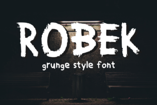 Robek: A Grunge-Style Font That Adds Edge to Your Design Projects