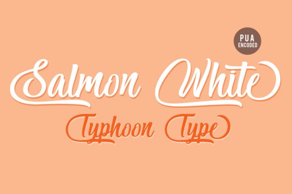 Salmon White: A Playful Script Font for Modern Web Design