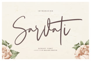 Sarvati: The Bold Handwritten Font for Authentic Branding