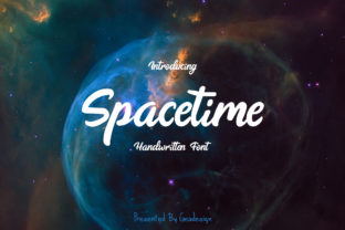 Spacetime: A Bold Handwritten Font for Campaign Creativity