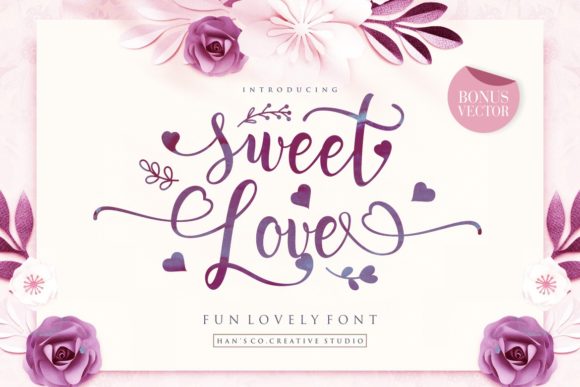 Sweet Love: The Font That Turns Campaigns into Heartfelt Moments