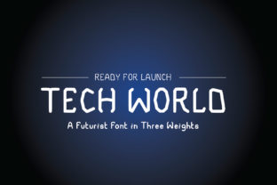 Tech World: A Futuristic Serif Font for Creative Crafters