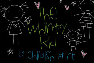 The Whimpy Kid: A Playful Script Font for Campaign Creativity